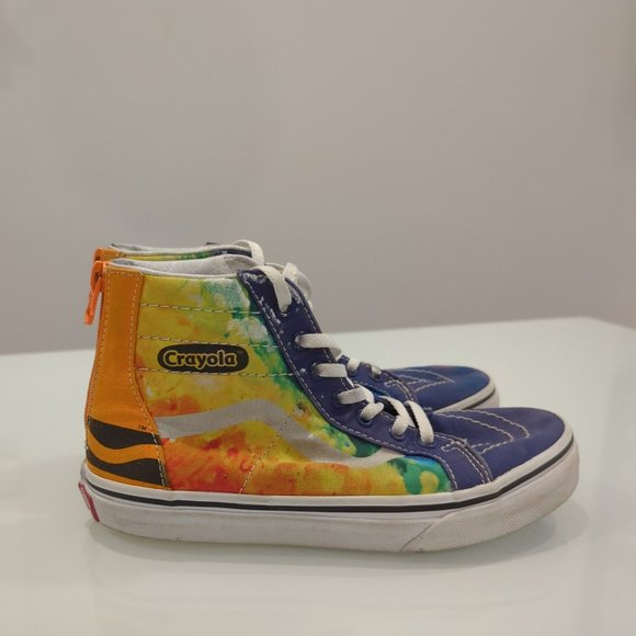 Vans Crayola High Tops sz3 - Picture 1 of 7